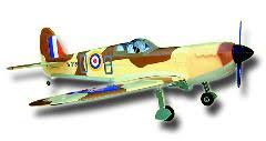 VMAR Supermarine Spitfire ARF Kit - Desert Livery (60.75" Wingspan)