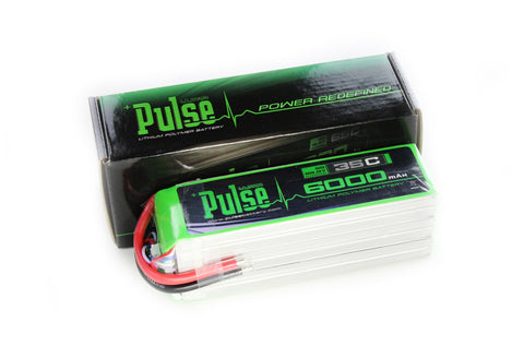 PULSE 6000mAh 6S 22.2V 35C - LiPo Battery