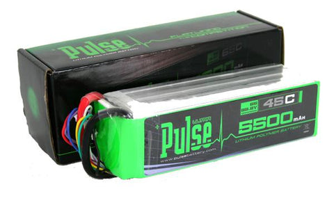PULSE 5500mAh 6S 22.2V 45C - LiPo Battery