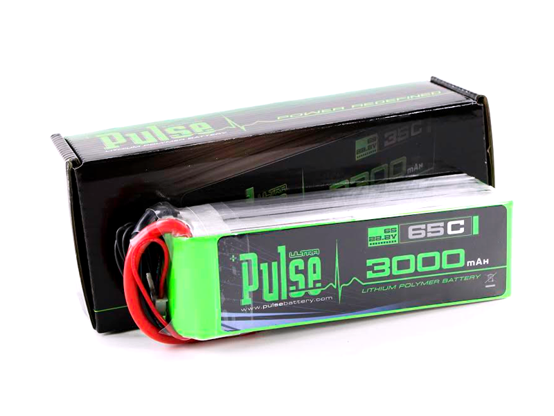 PULSE 3000mAh 6S 22.2V 65C - LiPo Battery