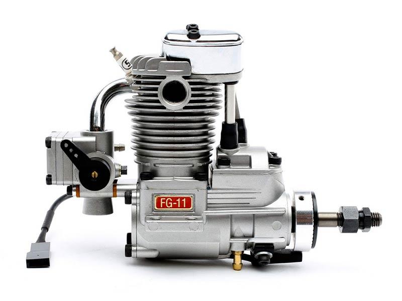 Saito FG-11 11cc Single Cylinder 4-Stroke Gas Engine - BZ